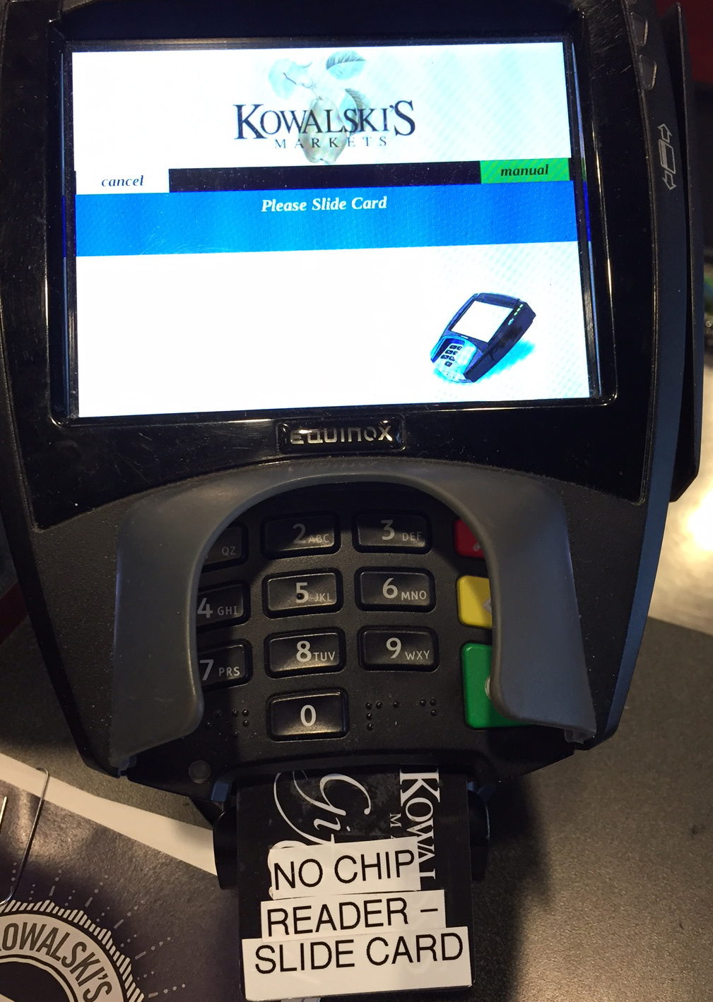 Photo of a Credit Card Reader